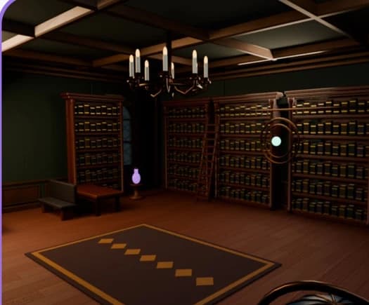 The Arcane Library gameplay in PLIXUNO